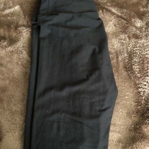 Solid Black One Size Leggings